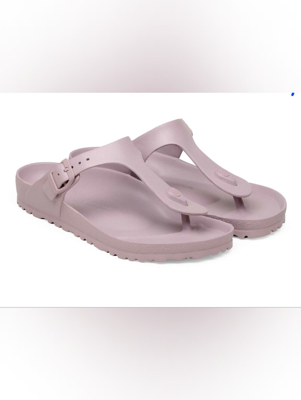 Birkenstock Gizeh EVA Thong Sandals in Lavender Faded Purple New In Box 39R - Picture 3 of 4